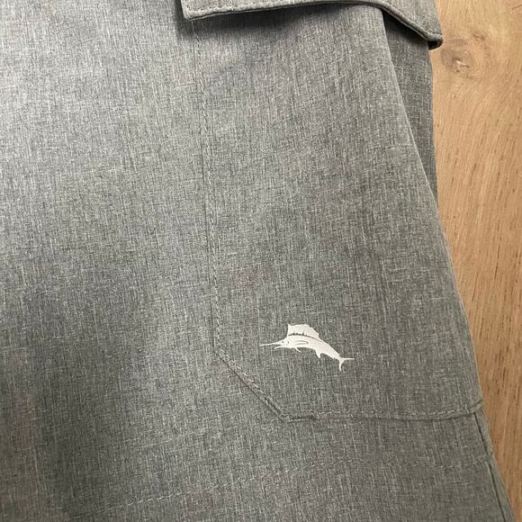 Tommy Bahama Mens Size 40 Island Zone Stretch Performance Shorts Gray Comfort - Picture 2 of 6